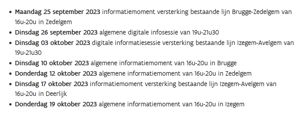 info vergaderingen